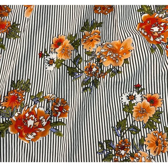 Speed Control NY Floral Print Striped Shorts/Dress Combo Womens Size XL - Picture 4 of 11